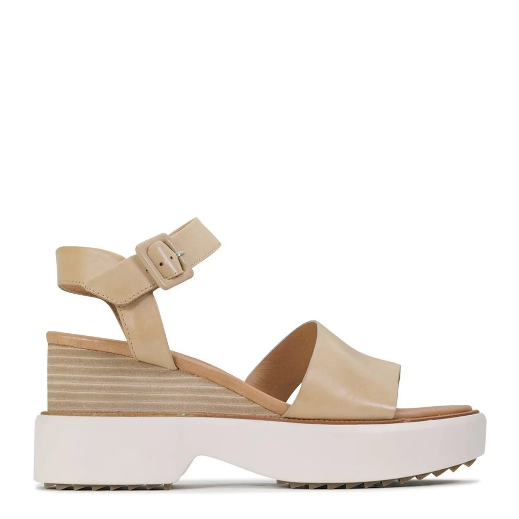 Clearance EOS Footwear BROOKE LEATHER WEDGE SANDAL