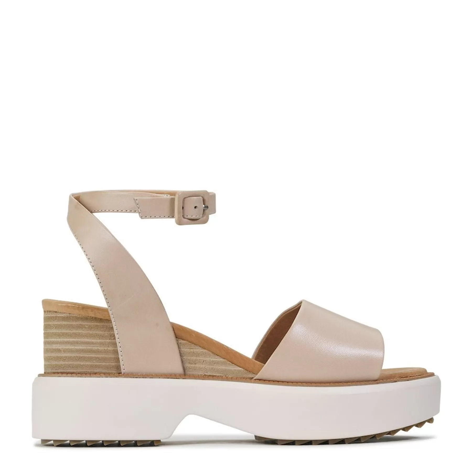 Shop EOS Footwear BRYCE WEDGE SANDALS LEATHER