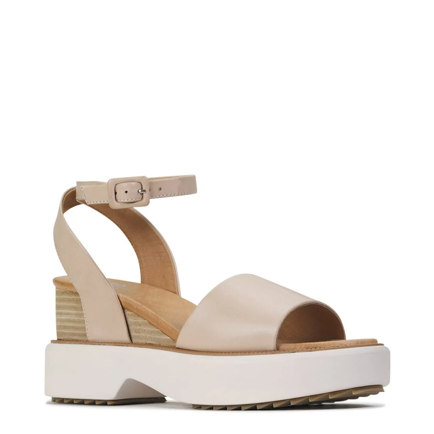 Shop EOS Footwear BRYCE WEDGE SANDALS LEATHER