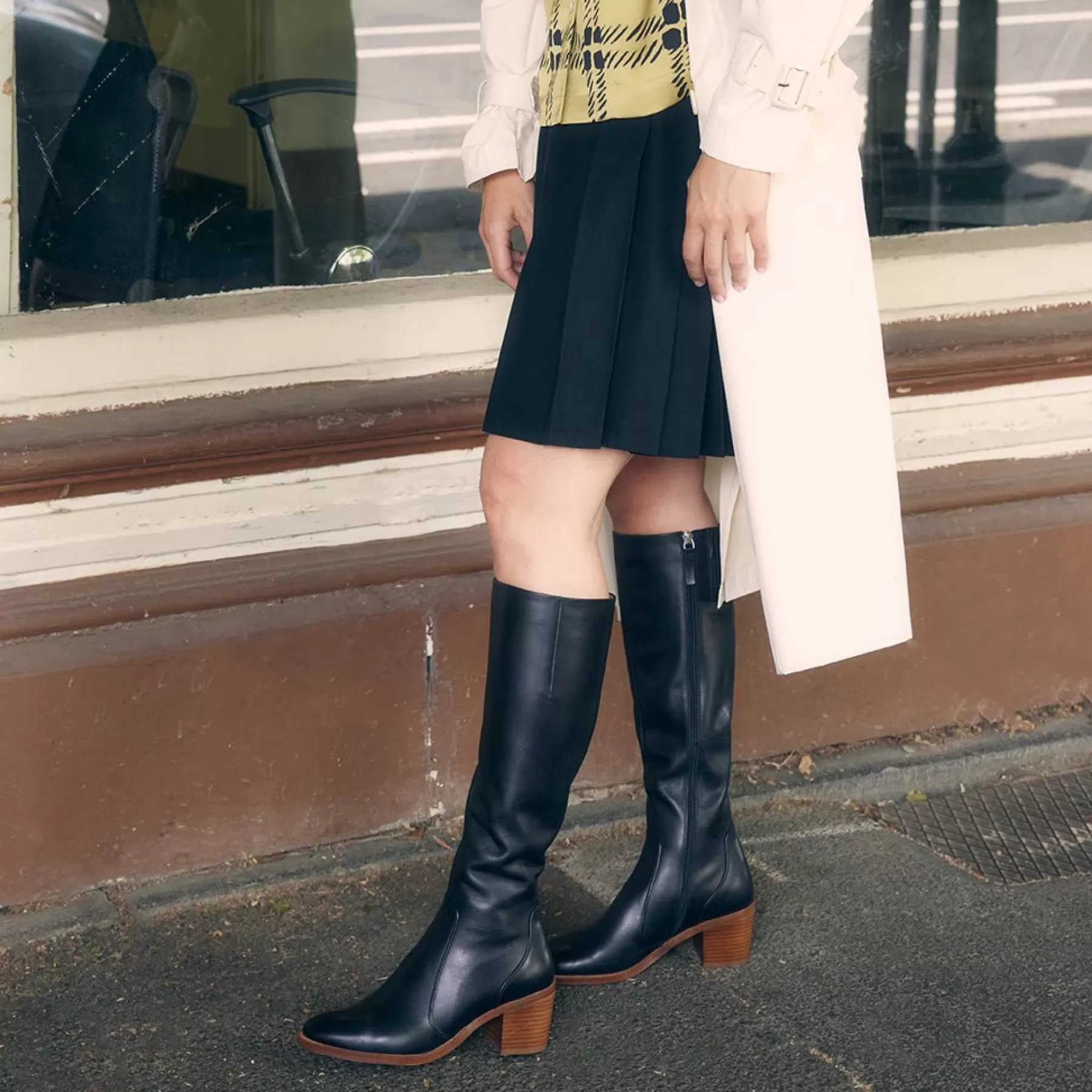 Best EOS Footwear CIANNA LEATHER LONG BOOTS