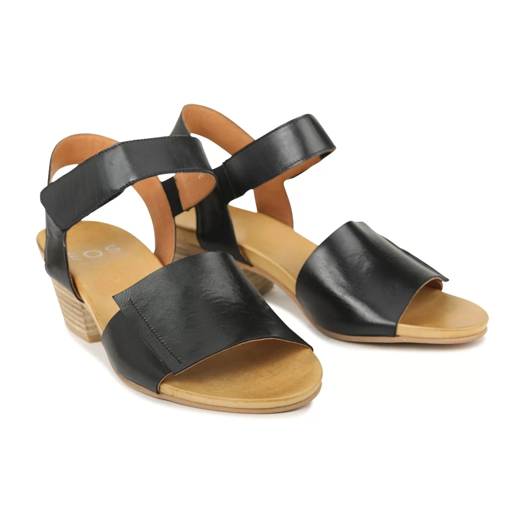 Fashion EOS Footwear CURA ANKLE STRAP HEEL SANDALS LEATHER