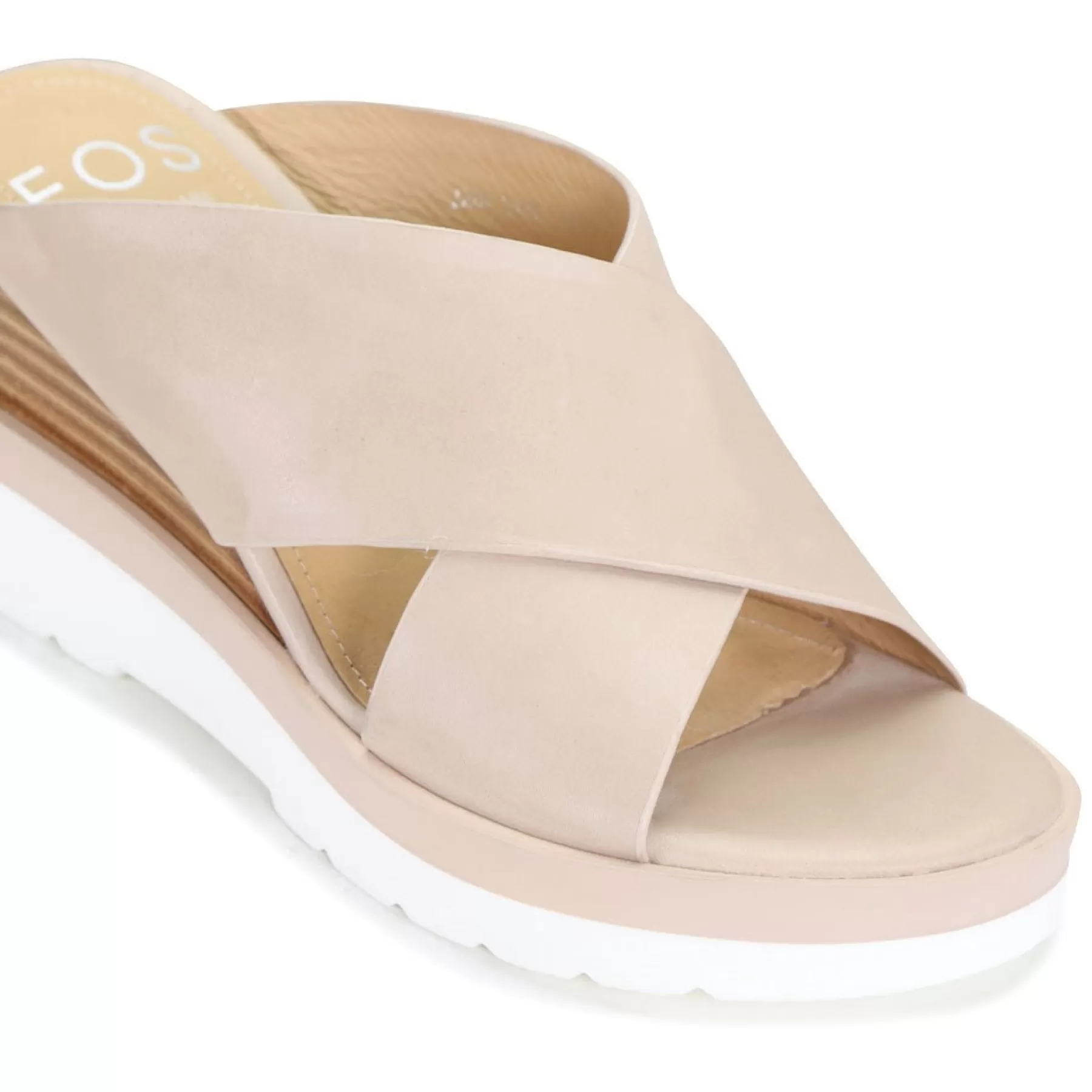 Outlet EOS Footwear JADY LEATHER CROSSOVER SANDAL LEATHER