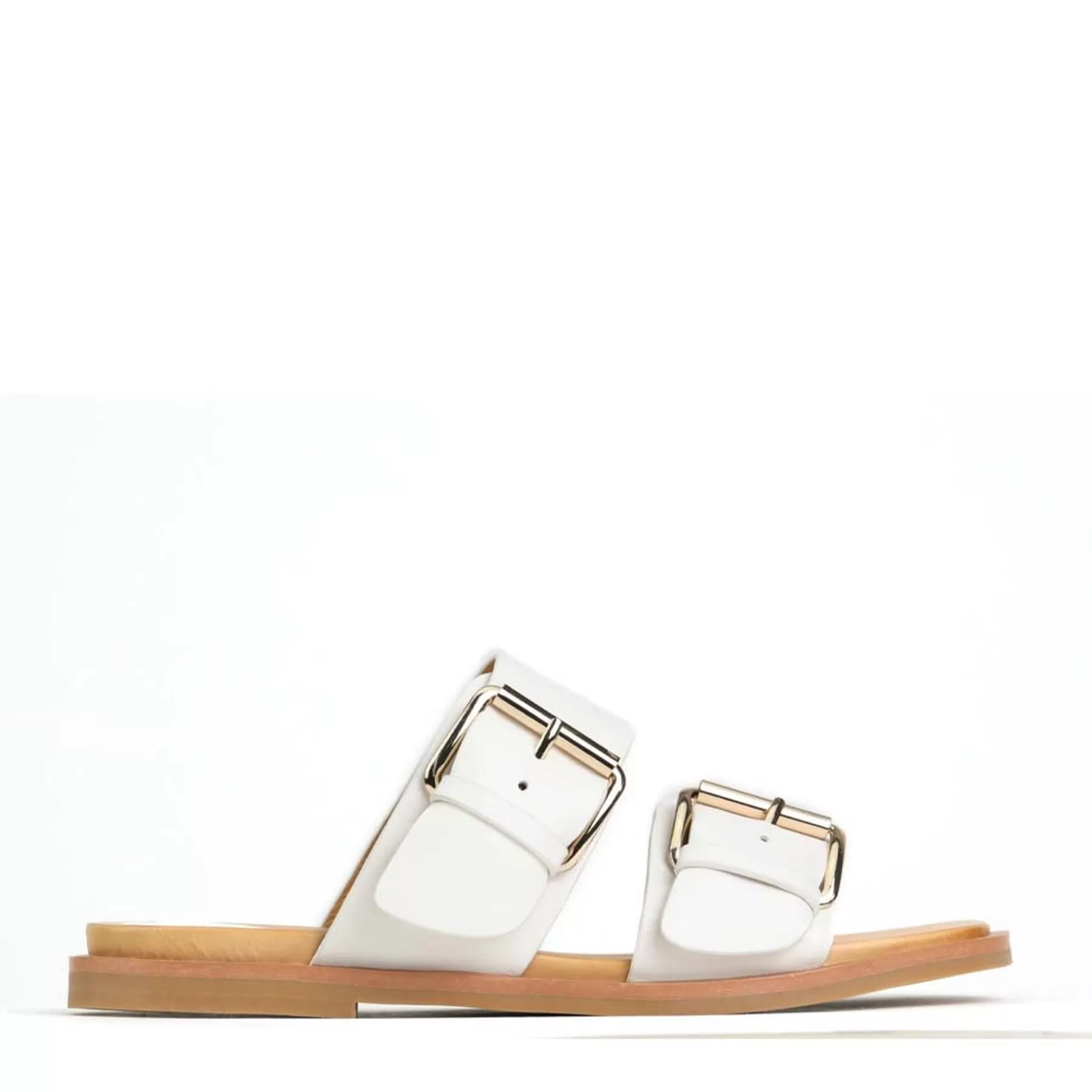 Store EOS Footwear JETT DOUBLE STRAP SLIDE SANDALS LEATHER