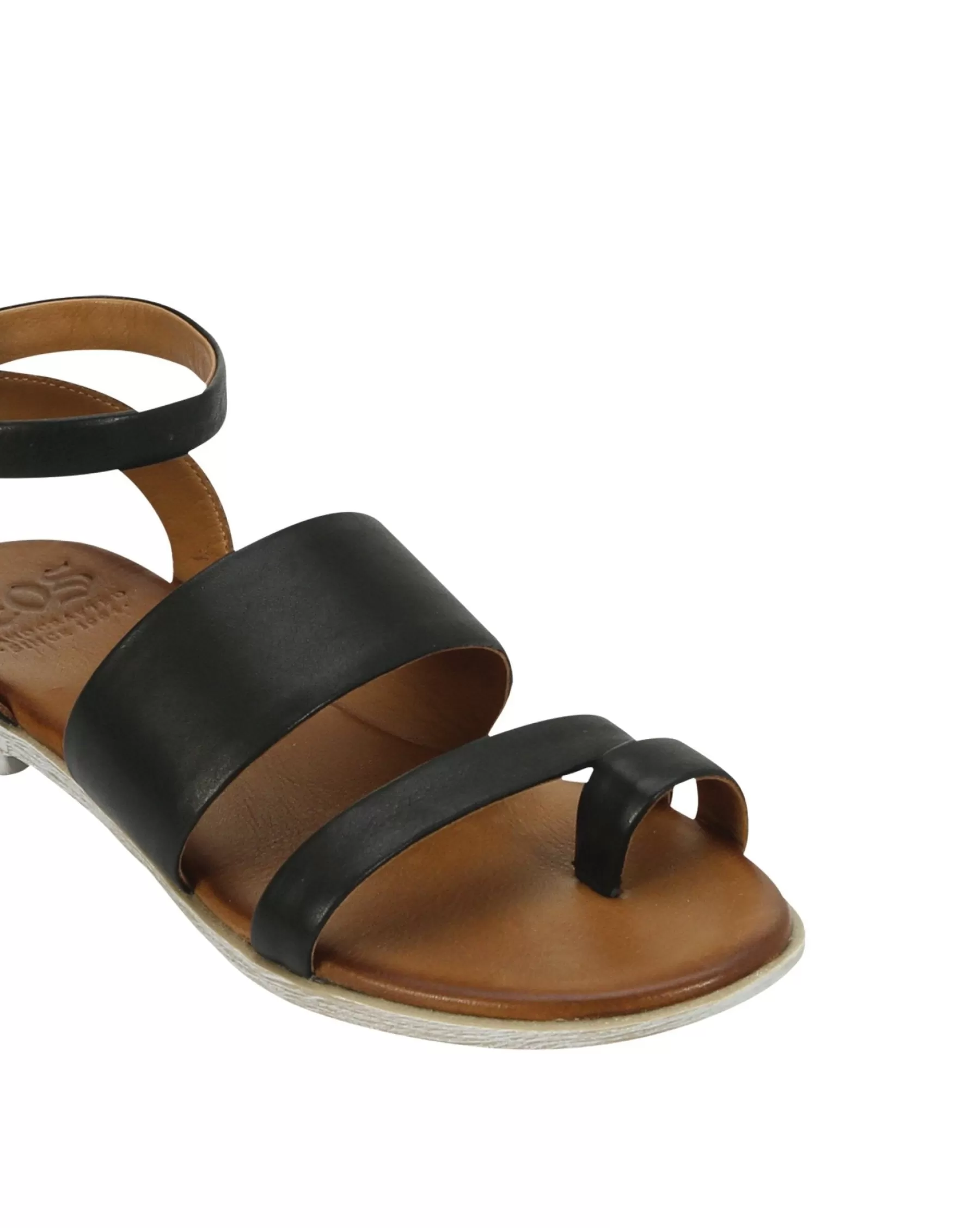 Cheap EOS Footwear LOUI LEATHER ANKLE STRAP SANDALS