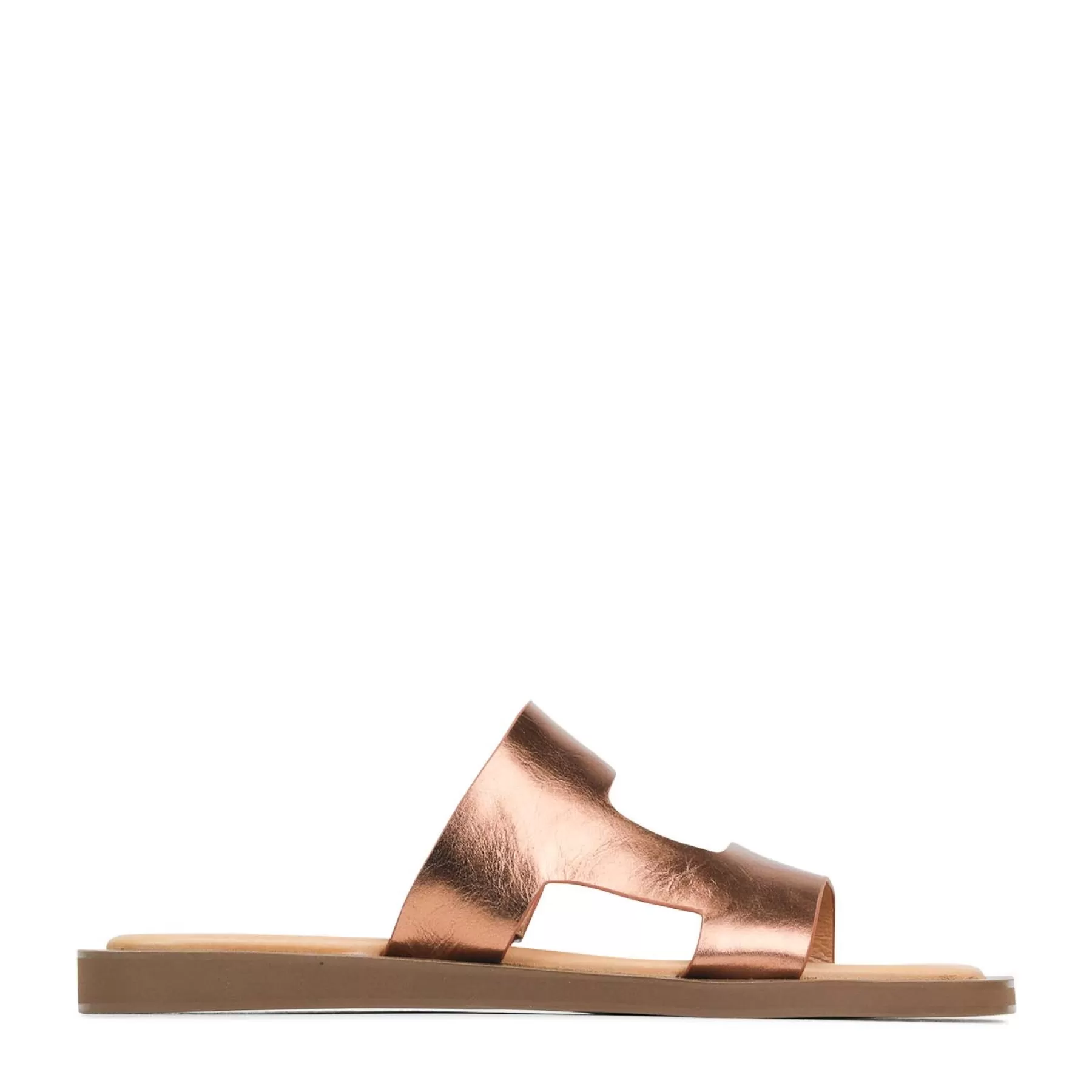 Hot EOS Footwear MISA LEATHER SLIDE SANDALS