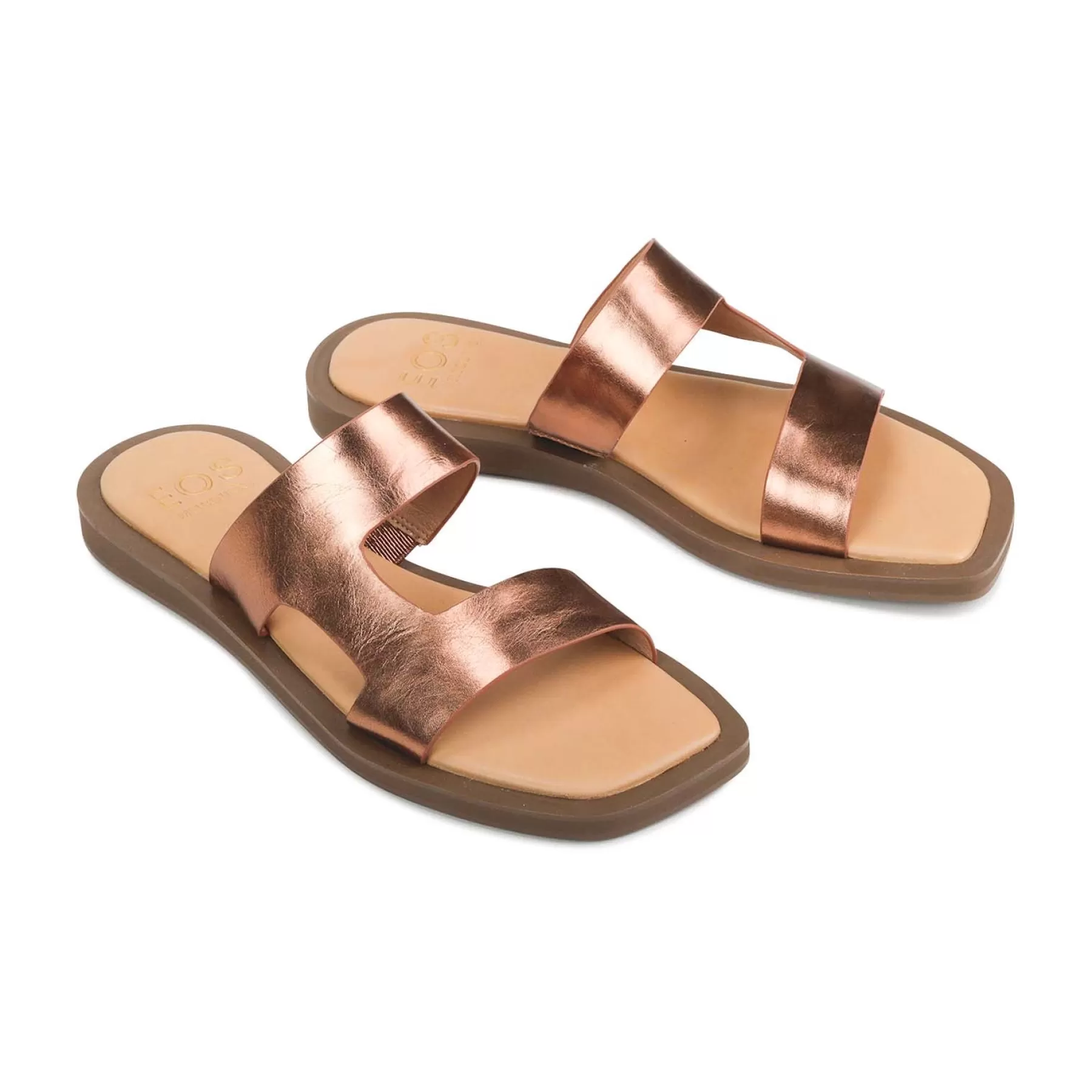 Hot EOS Footwear MISA LEATHER SLIDE SANDALS