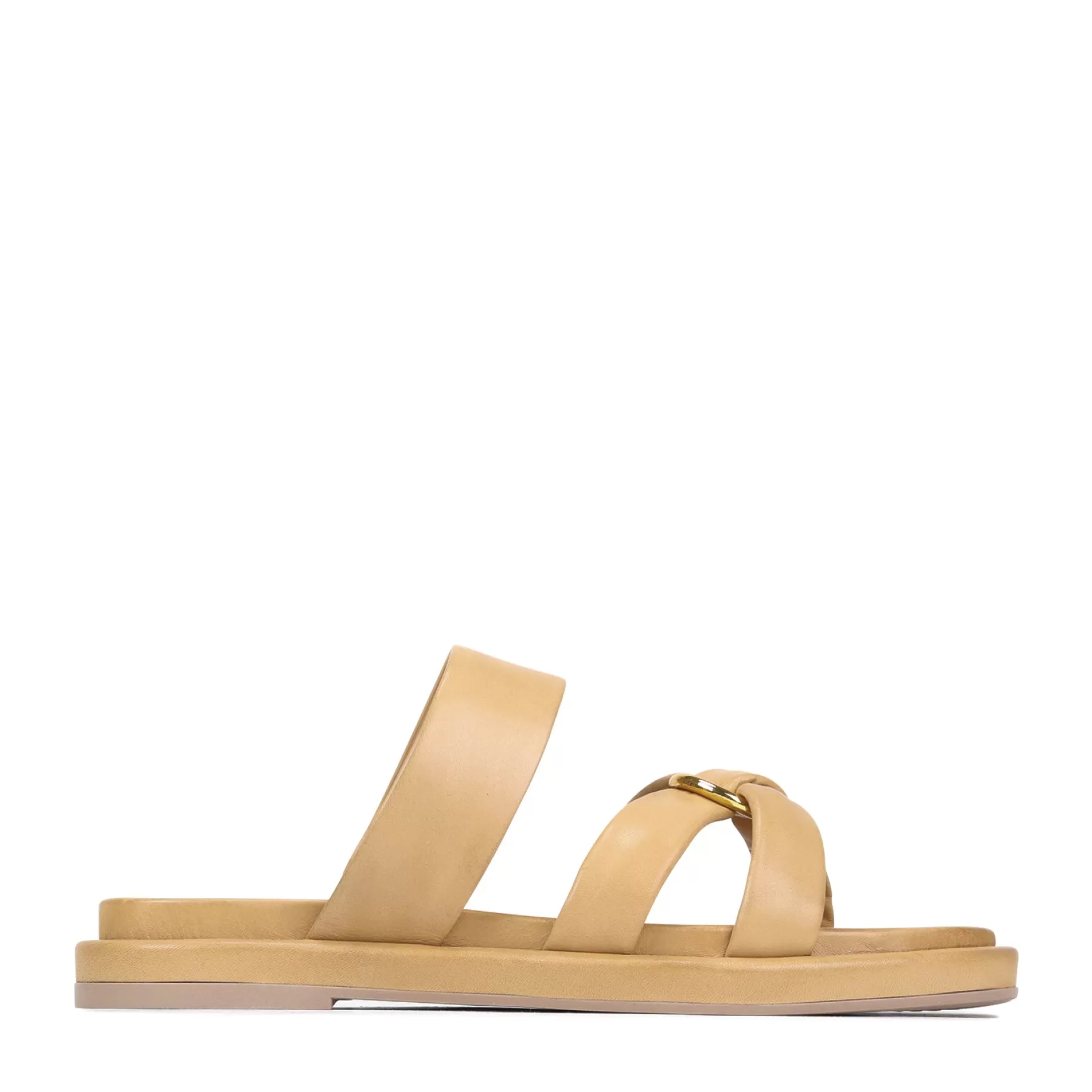 Cheap EOS Footwear RING LEATHER SLIDE SANDALS