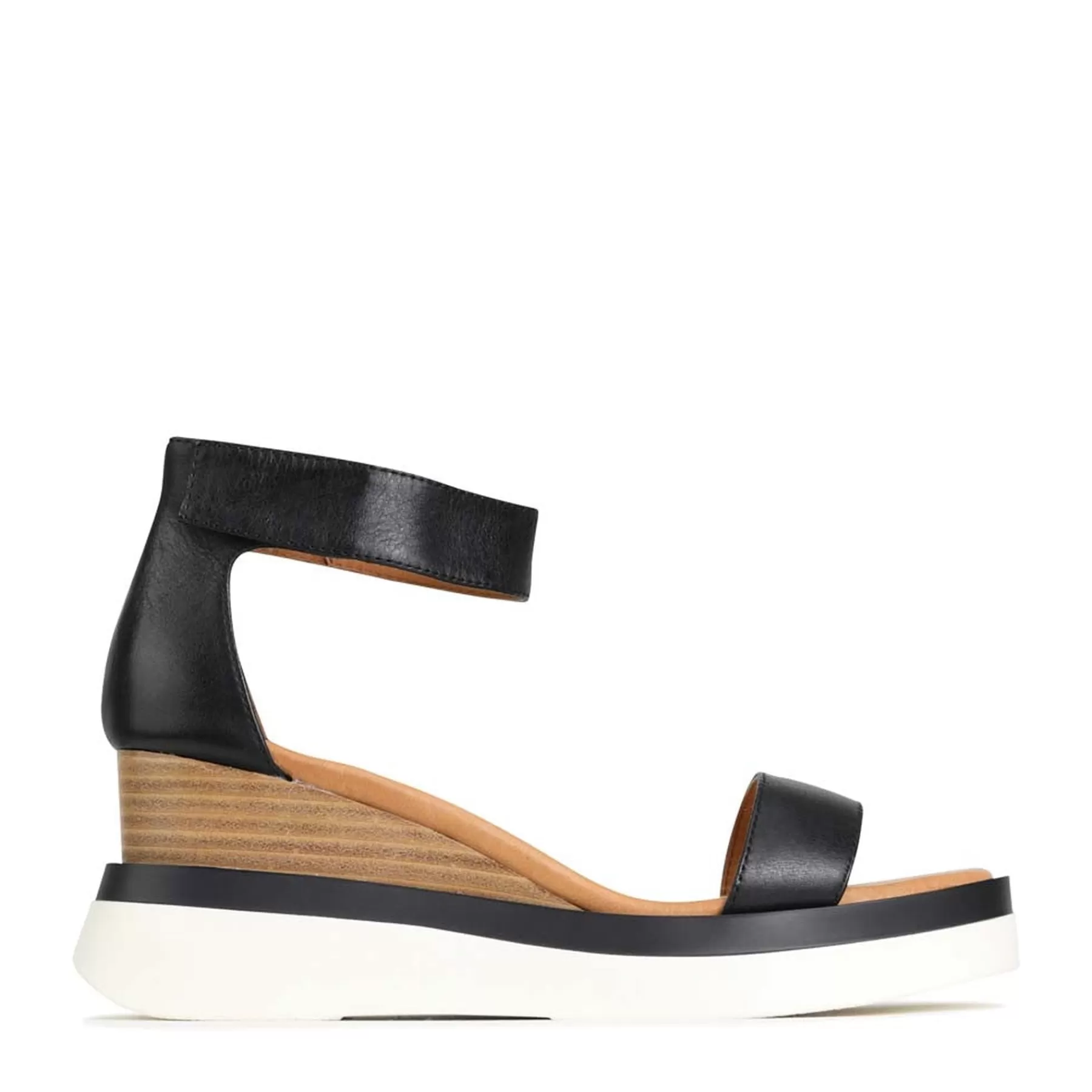 Shop EOS Footwear SASKINA WEDGE SANDALS LEATHER