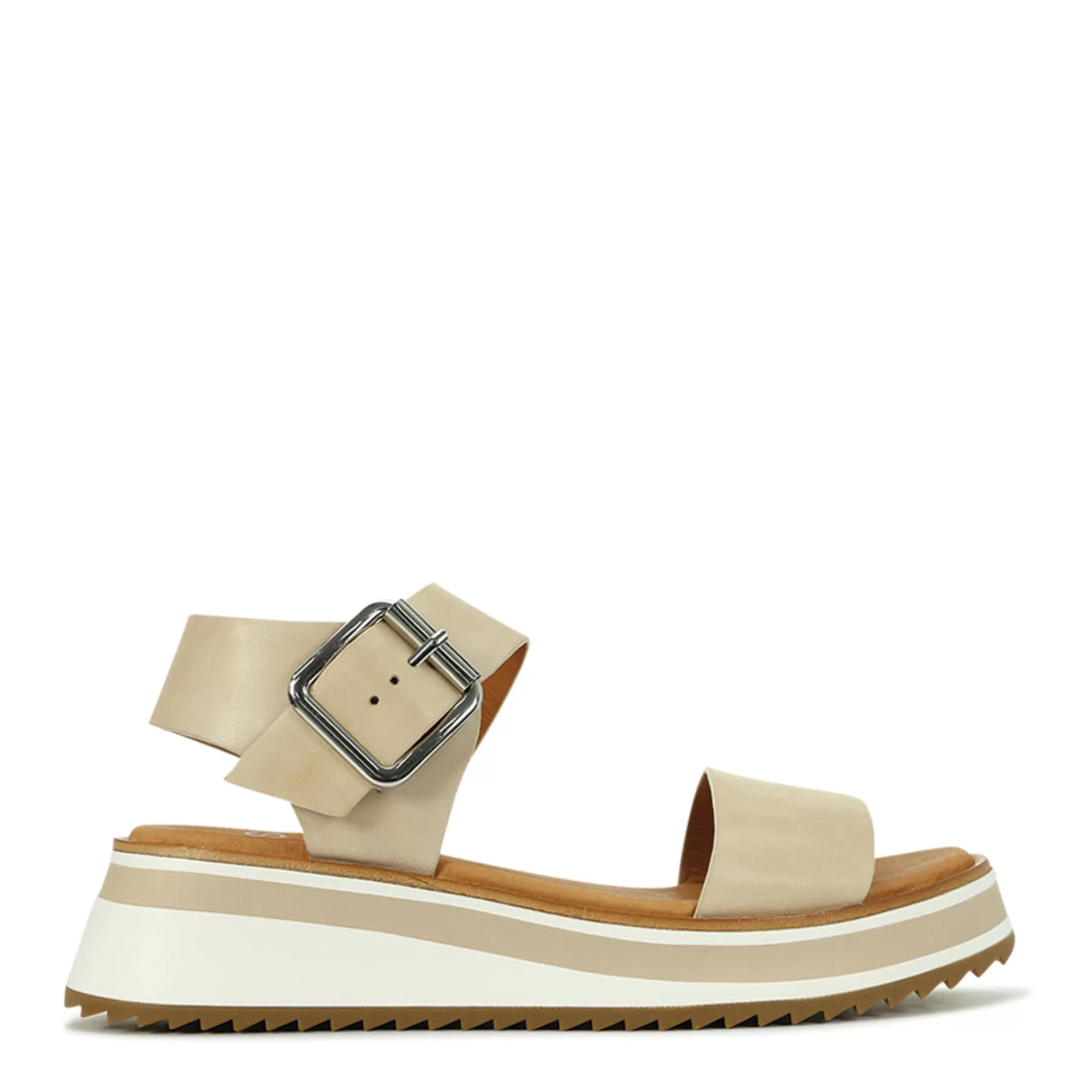 Best EOS Footwear SPORTY LEATHER WEDGE SANDAL