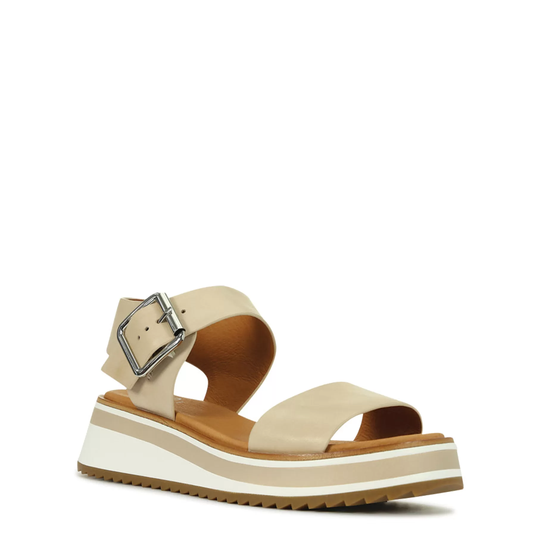 Best EOS Footwear SPORTY LEATHER WEDGE SANDAL