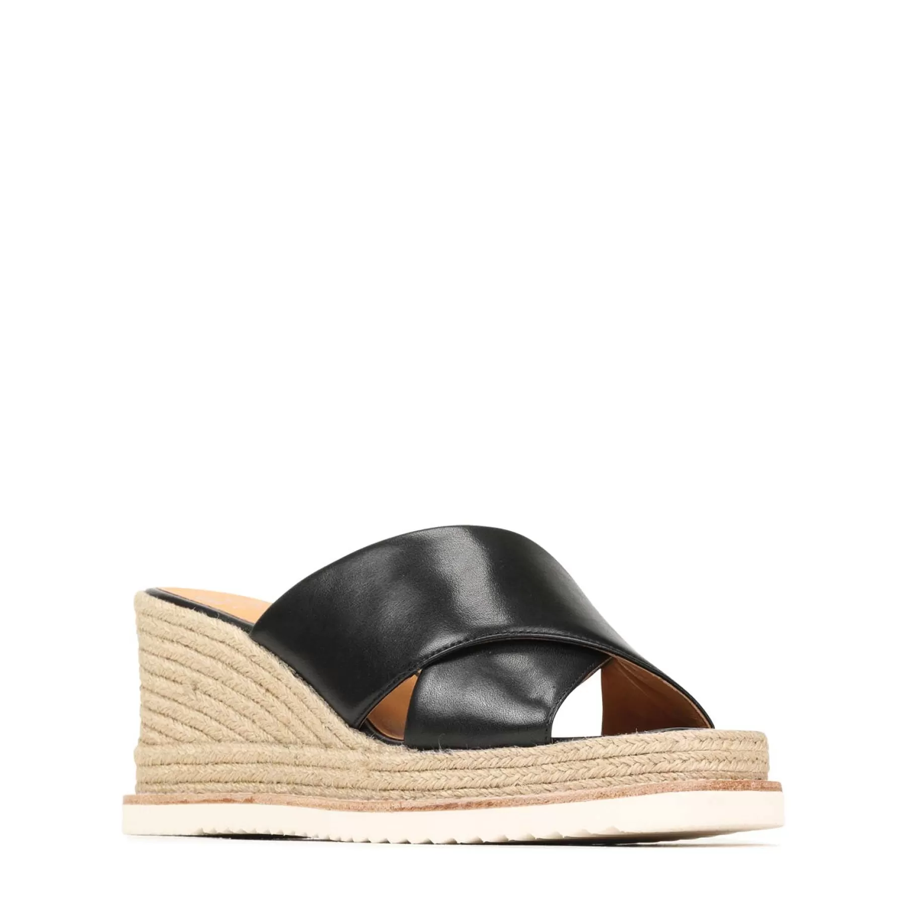 Store EOS Footwear ZELIE LEATHER WEDGE ESPADRILLE SANDALS